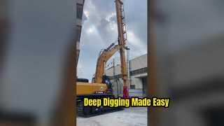 Bagger-Teleskoplöffelarm mit Zweischalengreifer für Sany-Bagger