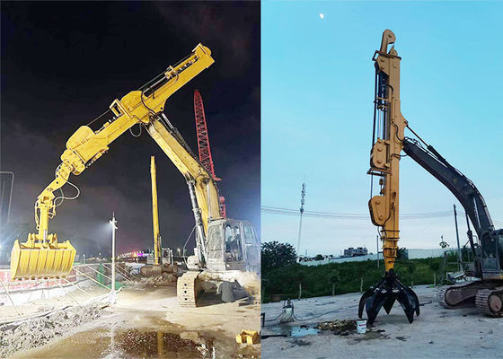 35m Bagger Teleskop Dipper Arm für Bauarbeiten Große Eimerkapazität
