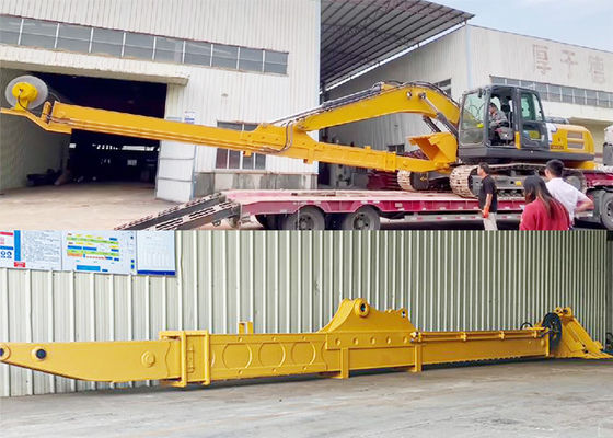 14M 15M Bagger Teleskoparm Langarm mit Eimer Graben Grundstein Grube