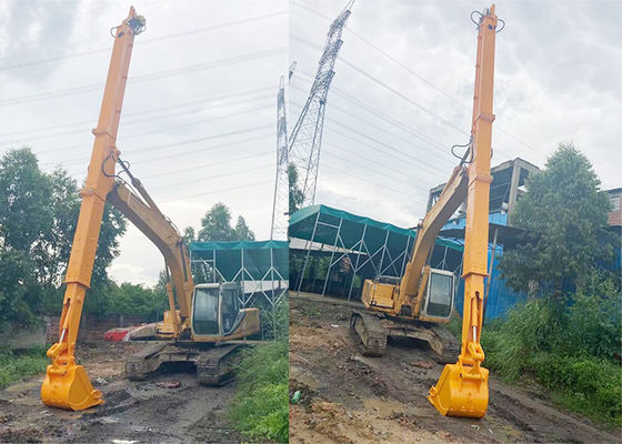 14M 15M Bagger Teleskoparm Langarm mit Eimer Graben Grundstein Grube