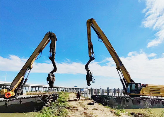 16m 18m 19m Bagger Piling Boom und Arm Pile Treiber Anschluss Hohe Festigkeit