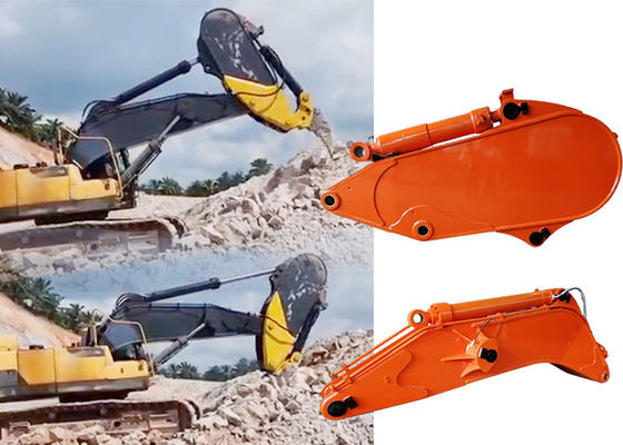Hochwirksamer Bagger-Grube-Bohr-Arm-Befestigung Gelb Rot Farbe