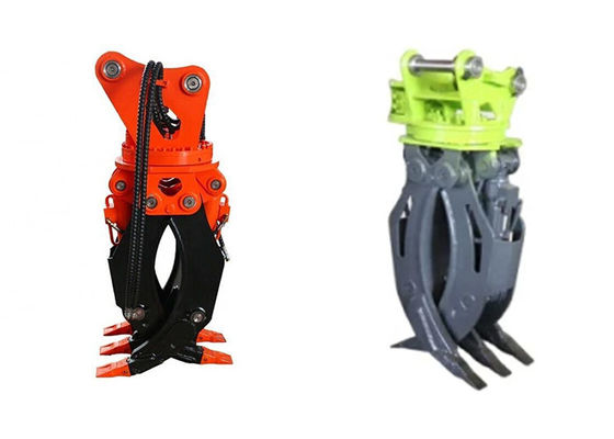 360-Grad-Drehwinkel Hydraulikgreifer Weniger Wartung Überlegene Leistung