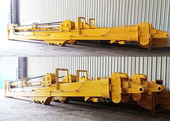 30m 35m Langstrecken-Klammschalen-Teleskoparm-Drei-Abschnittsbagger-Dipper-Arm