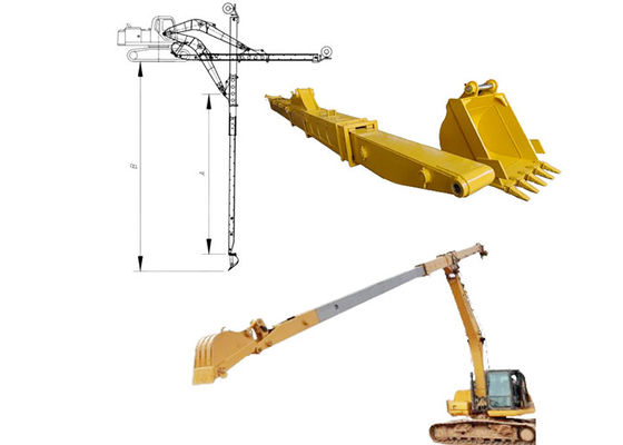 Q690D HG785 Langstreckenbagger Teleskoparm mit Eimergruben