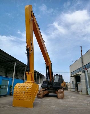 Ausgrabungsmaschine Langstreckenbefestigung Boom Arm 18m 16m Gelb Farbe Hochwirksam