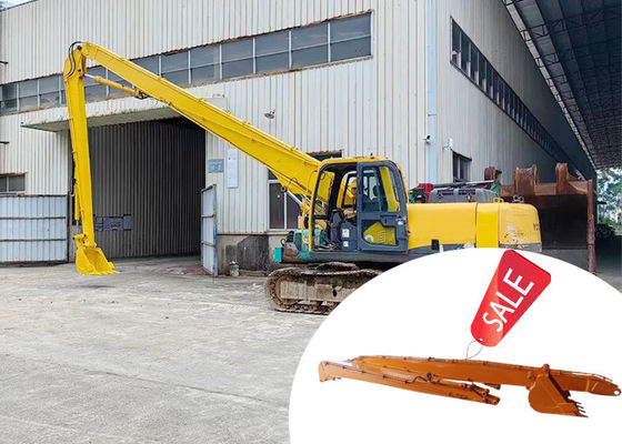 Hochreichende Abbruchgräber Boom und Arm mit Schere-Brecher