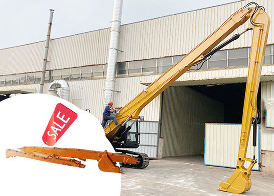 Hochreichende Abbruchgräber Boom und Arm mit Schere-Brecher