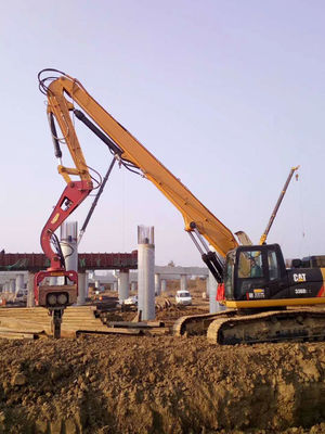 20 Tonnen-85 Tonnen Bagger Pile Fahrer Arm Boom für Katze Hitachi Komatsu Pile Arm Pile Boom für Bagger