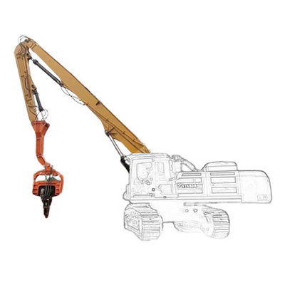 Hochfeste Pfahl-Antriebs-Arm Boom für 20 Tonnen - 24 Tonnen Bagger