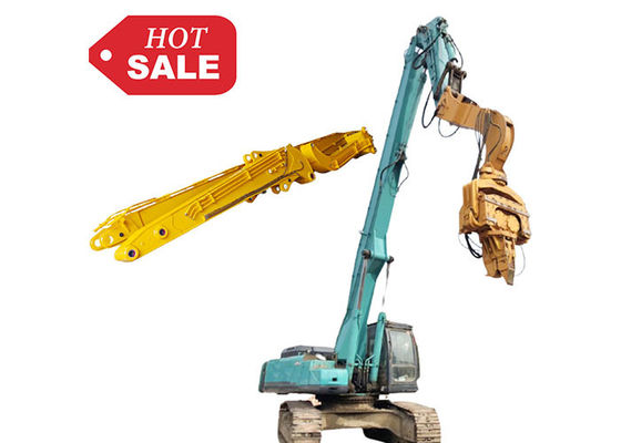 Schwergewichts 13,5-18m Bagger Piling Arm Boom für 30-50 Tonnen Bagger Blatt Pile Driving Befestigung Q355B Q690D angepasst