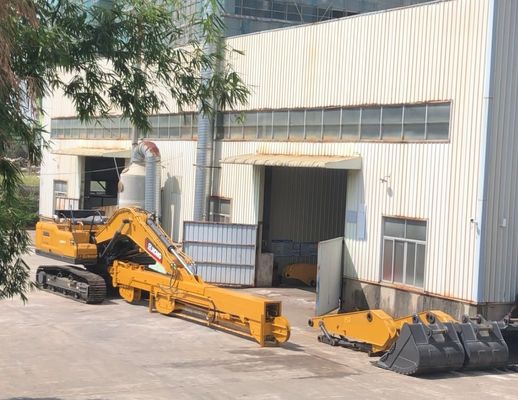 Spezielle Baggeranbauteile mit ausdehnbarem Boomarm Leichtbau