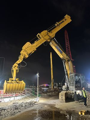 Baumaschinen Teleskoparm, Leichtbau-Boom Arm individuell