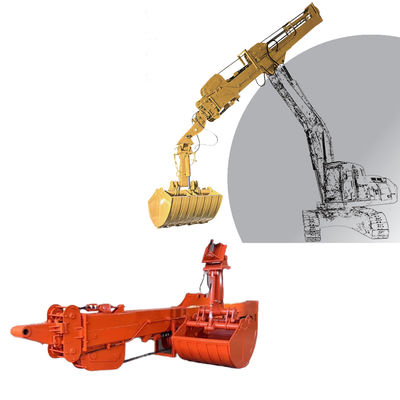 Exkavatorzubehör Teleskop-Dipperarm BS900E Q355B Material Drei-Abschnitt