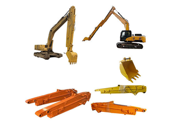 Gelb-Orange-Farbe Bagger Teleskop Boom Gleitarm zum Graben von hartem Sandboden