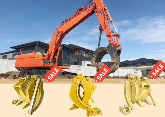 Hochwirksamer Bagger Mechanischer Greifer Verschleißbeständig angepasste Farbe