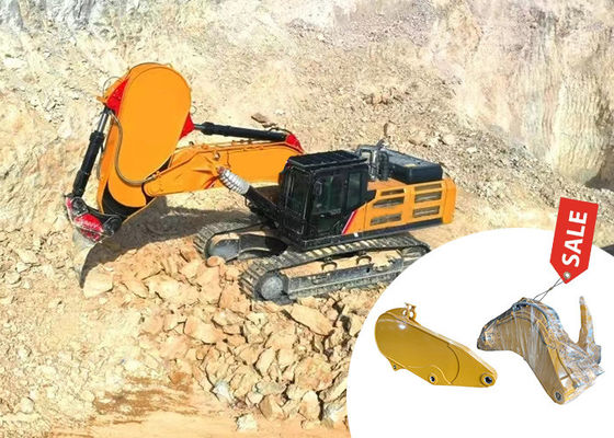 Hochleistungs-Grubegerät, Steinkopf und Arm mit Ripper für Katzen