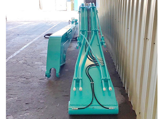 Ausgestreckter Bagger Langarm