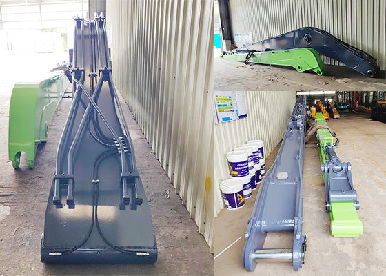 Hochreichende Bagger mit langem Arm