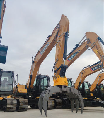 360-Grad-Drehwinkel-Hydraulikgreifer mit 2 Zylindern, OEM-Dienstleistungen angeboten