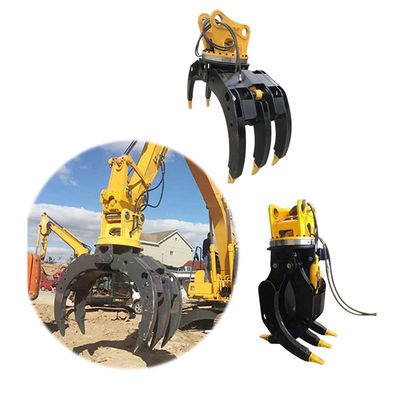 OEM-Dienstleistungen: 360-Grad-Drehung Hydraulikgreifer mit 2 Zylindern