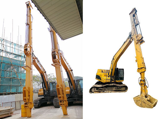 Teleskopische Bohrmaschine mit Grab Clamshell Eimer für Katze hitachi komatsu