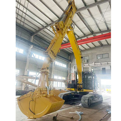 Teleskopische Bagger mit Clamshell Bucket Teleskopische Boom für Katzen hitachi komatsu
