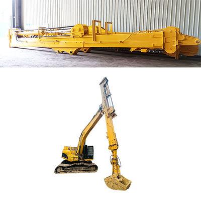 Schwerlast-Teleskop-Bohrbagger mit Orange Peel Greifer