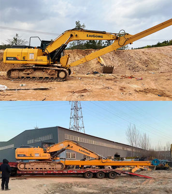 Langstrecken-Teleskoparm Zwei-Abschnitts-Hydraulik-Teleskop-Boom für 6-36 Tonnen Bagger