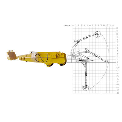 Schiebebaum für tieferes Graben für Katzen Hitachi Komatsu Kato
