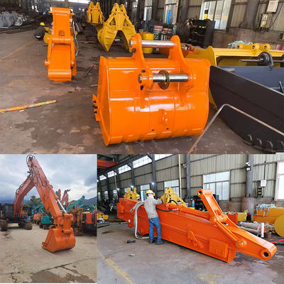 1200 mm Bagger Teleskoparm Gelb Rot Blau Weiß