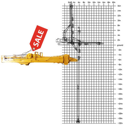 Teleskopischer Boom Arm mit Schiefer Eimer Greifer zum Graben von Schlamm