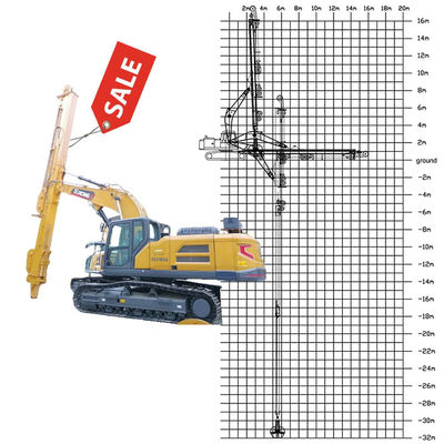 Ausgrabungsmaschinenteleskop mit Clamshell Bucket Grapple zum Greifen von Sandboden und Silt