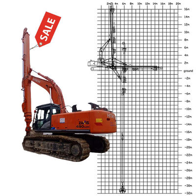 20m 25m Teleskop Dipper Arm mit Clamshell Eimer Greifen Clamshell Teleskop Arm