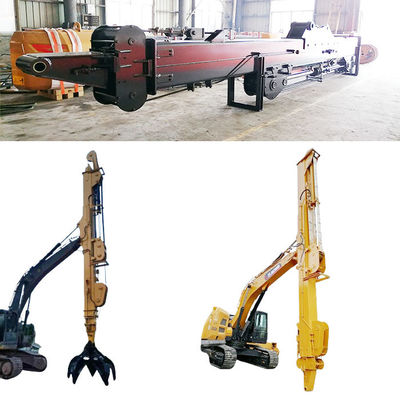 Clamshell Teleskoparm mit Clamshell Eimer Grapple Grabbing House Foundation