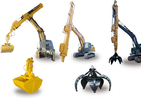 Teleskopische Bagger-Boom Teleskopische Dipper Arm mit Clamshell Eimer