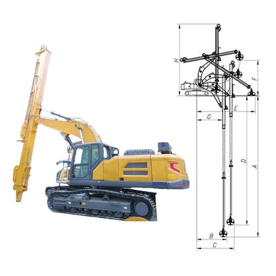 Top 1 BS900E Bagger Teleskoparm Teleskop Dipper für Bagger
