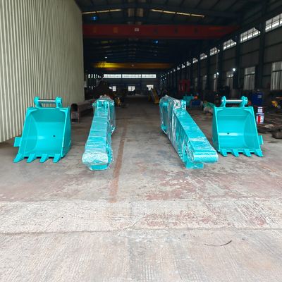 ZH OEM Kundenspezifischer Q355B 8M 10M 11M 12M Bagger-Langausleger Langausleger-Baggerausleger Bagger-Schiebearm für Flussbaggerarbeiten und -reinigung
