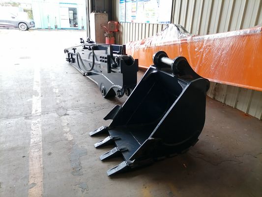 ZH OEM Kundenspezifischer Q355B 8M 10M 11M 12M Bagger-Langausleger Langausleger-Baggerausleger Bagger-Schiebearm für Flussbaggerarbeiten und -reinigung
