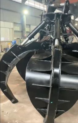 Grabergriff 5/4 Klauen Eimer Orange Peel Greifer Metallschrott für für Graber10ton bis 12ton Maschinenbefestigungen