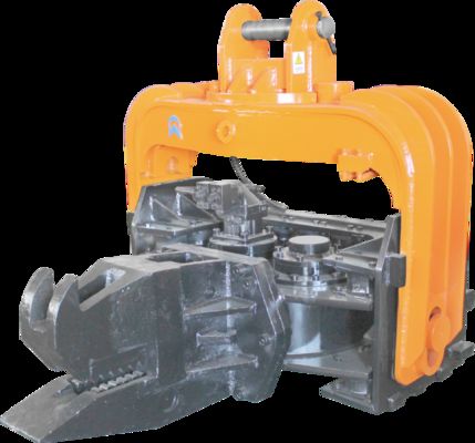Ausgrubeanlage Hydraulische Pfahlhammer Vibratorische Pfahlhammer Hydraulischer Stahlpfahlfahrer für 30-40 Tonnen Bagger
