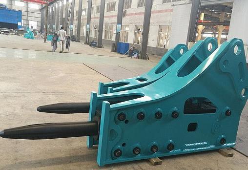 Robuster hydraulischer Brechhammer, leistungsstarkes Abbruchwerkzeug für 0,5–10 t Bagger, Mini-Baumaschinen