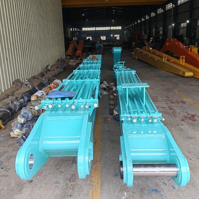 Bagger-Abbruchausleger, Arm mit hoher Reichweite und Ausleger, 23–24 m langes Anbaugerät für SK350, heißer Verkauf