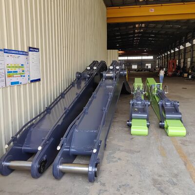 Excavator Long Arm with Wood Grab