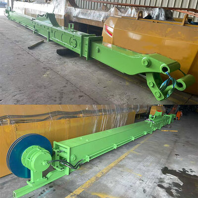 Teleskoparm für Bagger mit Muschelschalen